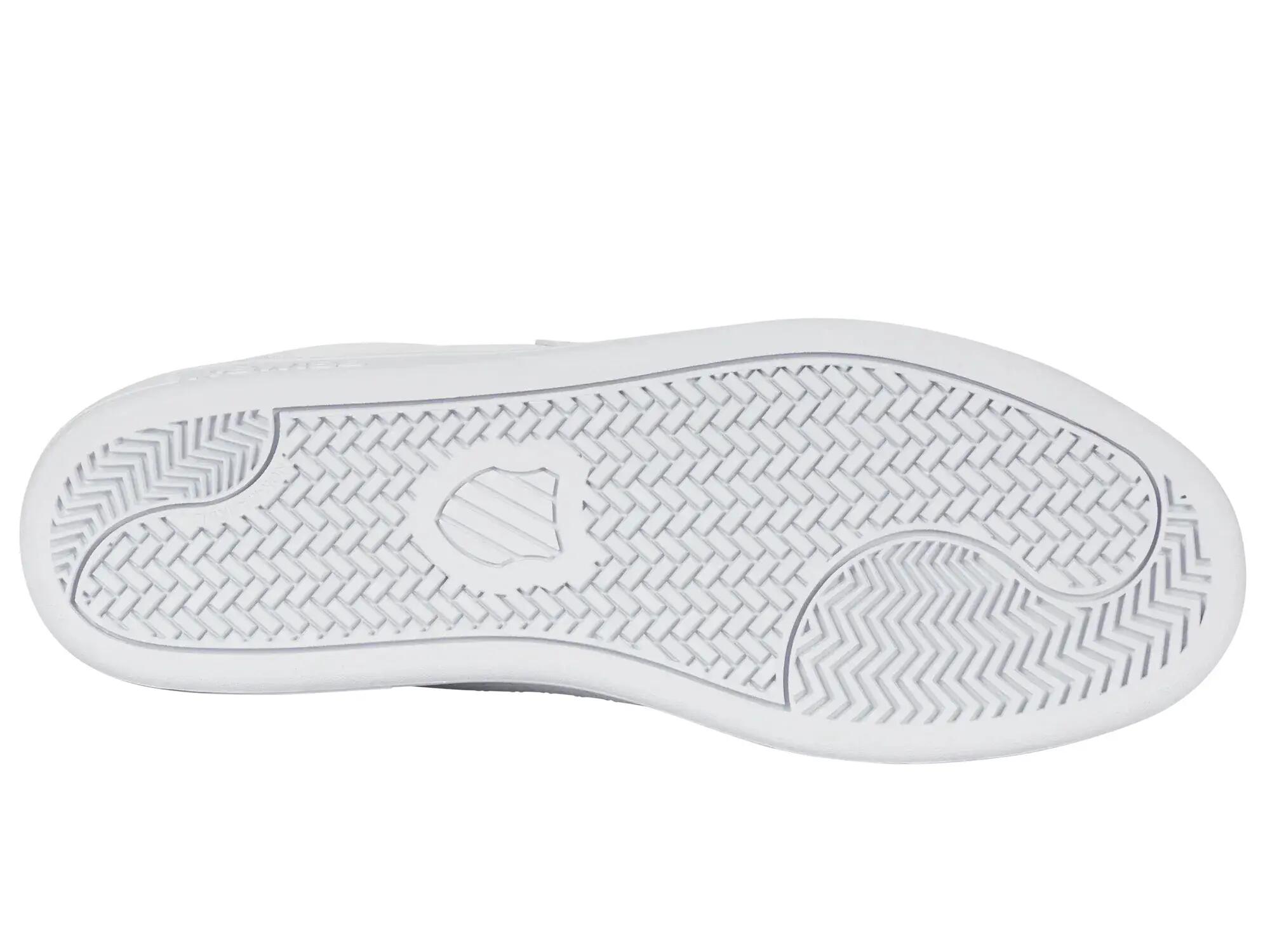 Buty - sneakersy - męskie - K-Swiss - Court Shield II - biało-granatowo-czerwone 3/7