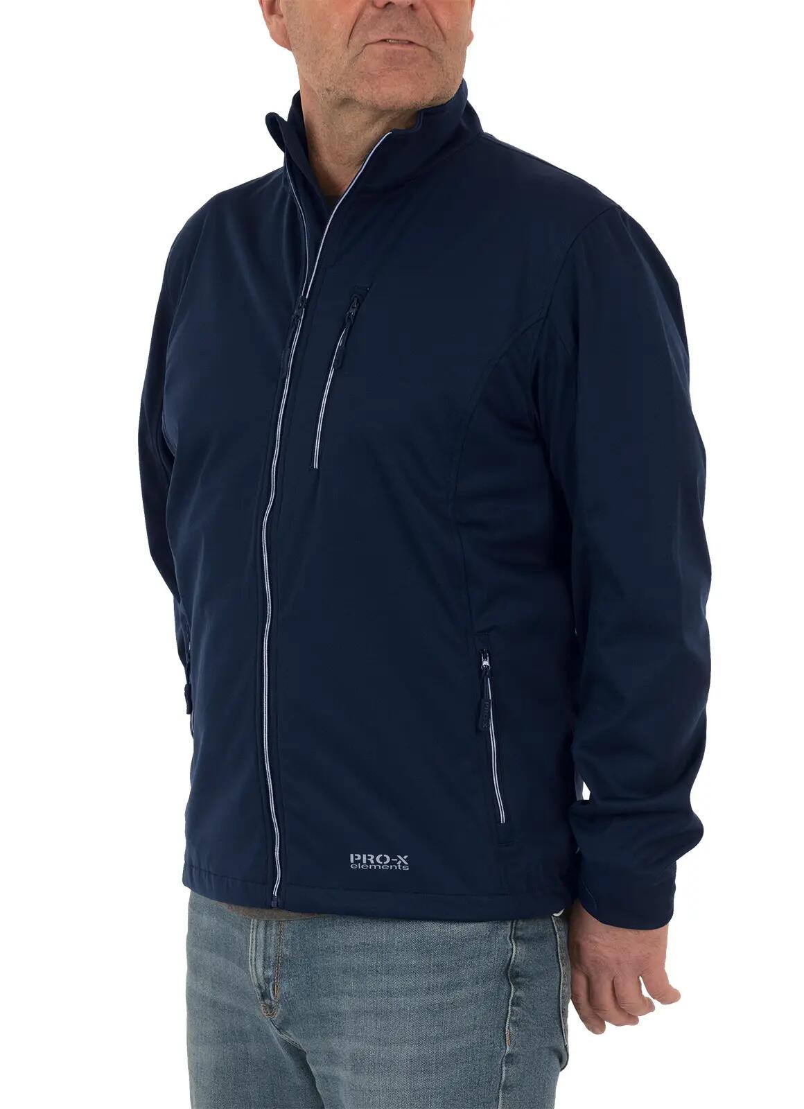 Veste softshell homme DARIO bleu marine 5/5