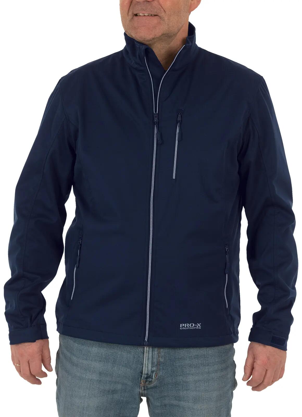 Veste softshell homme DARIO bleu marine 3/5