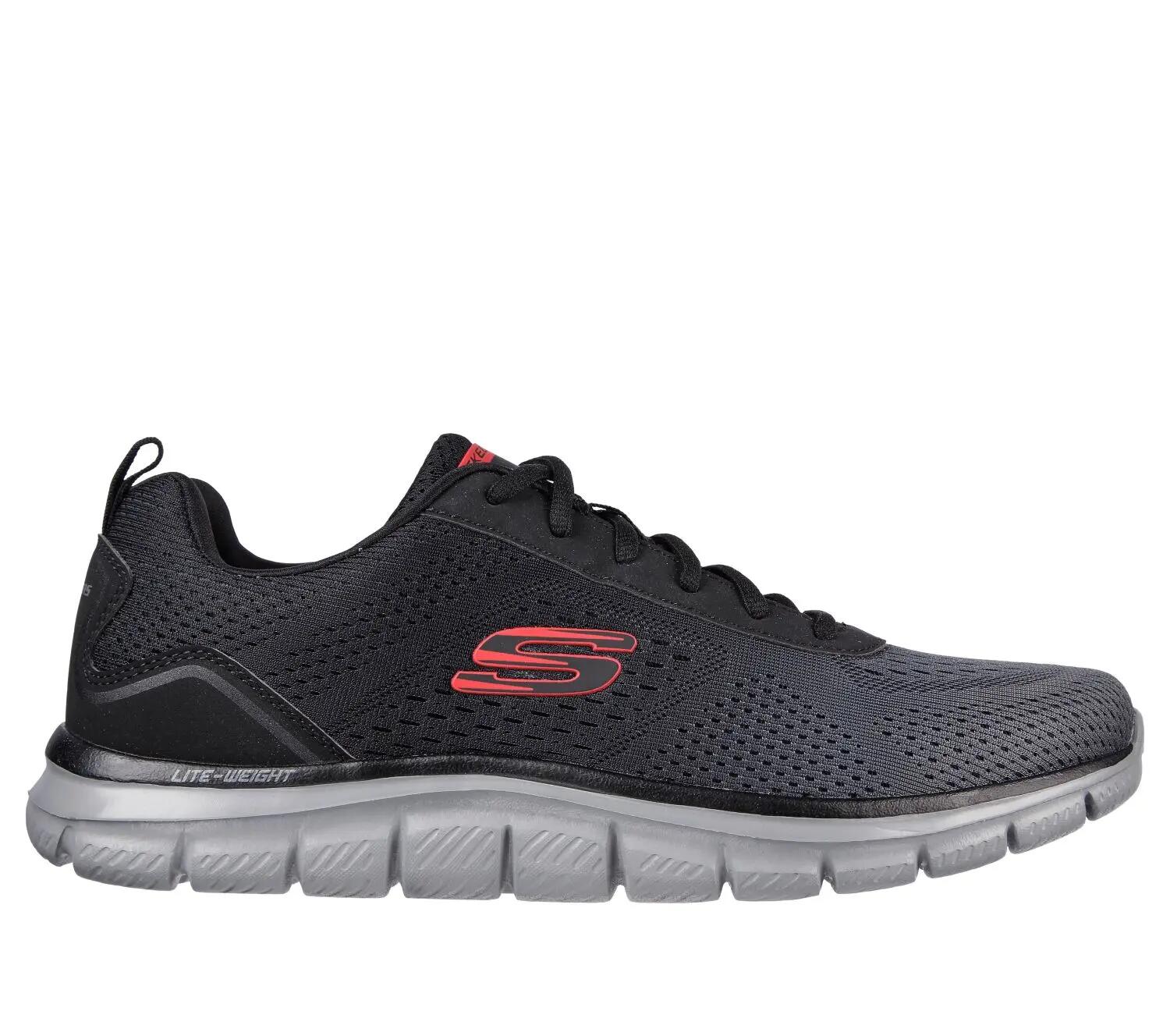 Chaussures Lifestyle Skechers Trackripkent Noir/Gris Homme 5/6