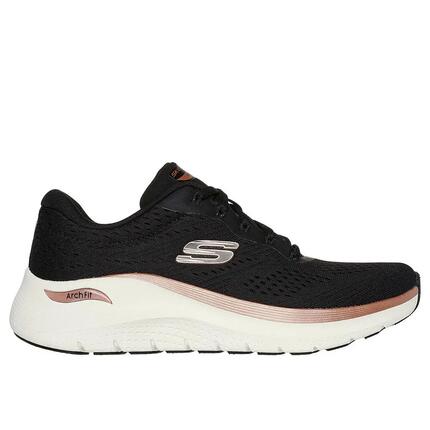 Femme ARCH FIT 2.0 GLOW THE DISTANCE Slip-On Blanc / Silber