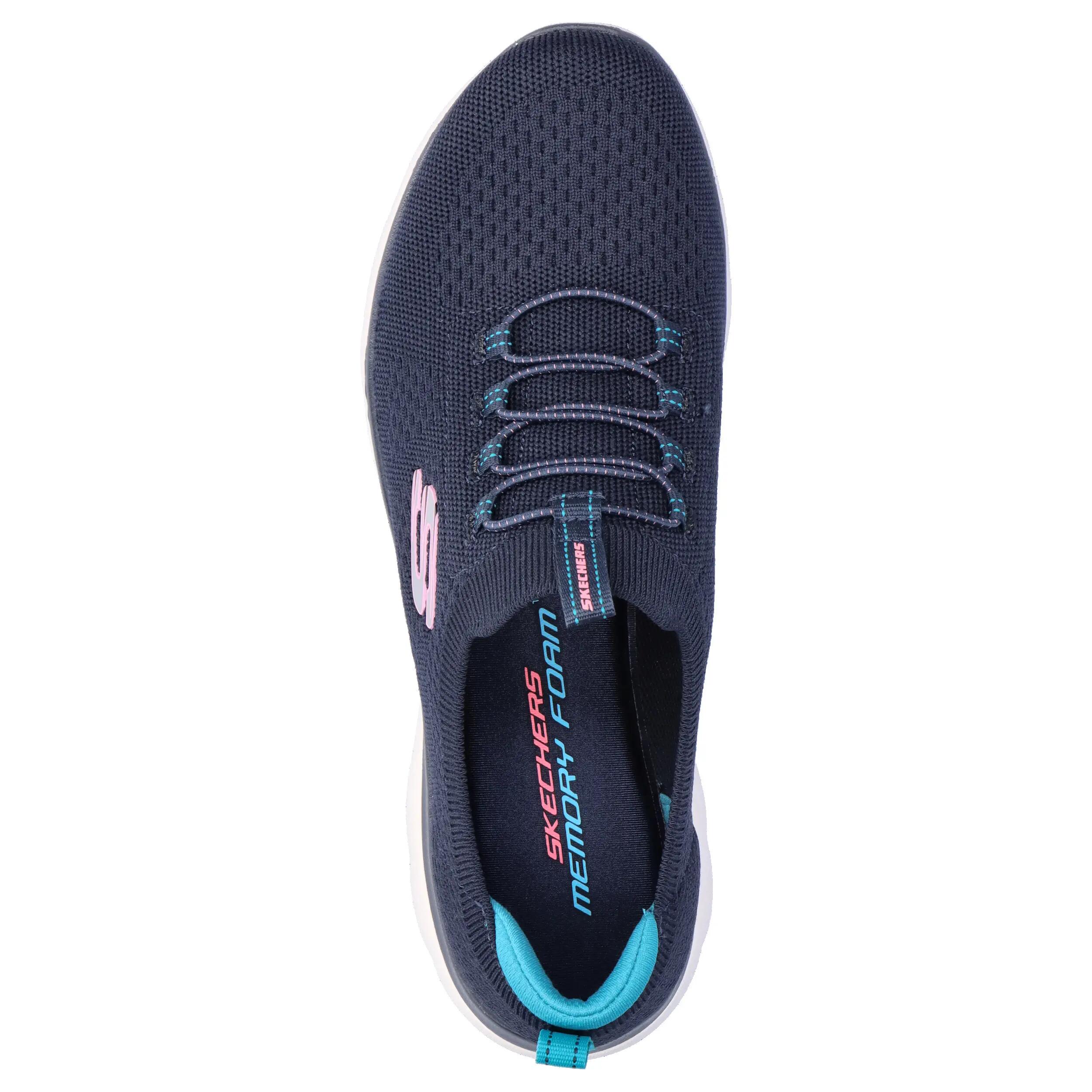 Damen SUMMITS TOP PLAYER Slip-On Marineblau / Teal / Pink 5/15
