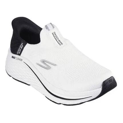 SKECHERS Dames MAX CUSHIONING ELITE 2.0 ETERNAL Opschuiven Zwart / Wit / Zwart