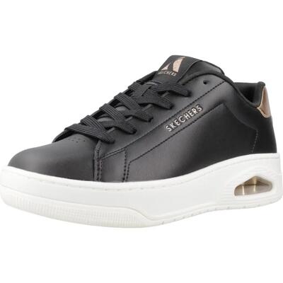 Schoenen skechers uno court zwarte comfortabele sneakers