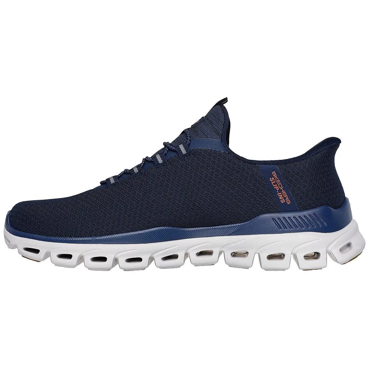 Scarpe da ginnastica Skechers Glide-step - Noxus, Blu, Uomini 5/7