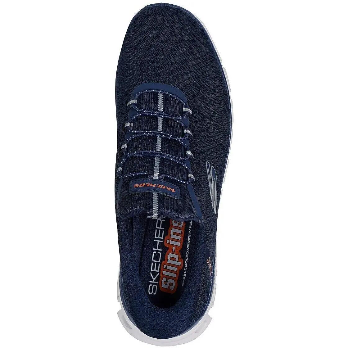 Scarpe da ginnastica Skechers Glide-step - Noxus, Blu, Uomini 2/7