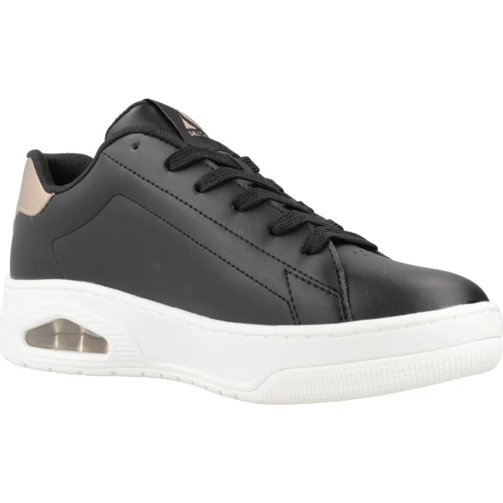Schoenen Skechers Uno Court zwarte comfortabele sneakers 5/5