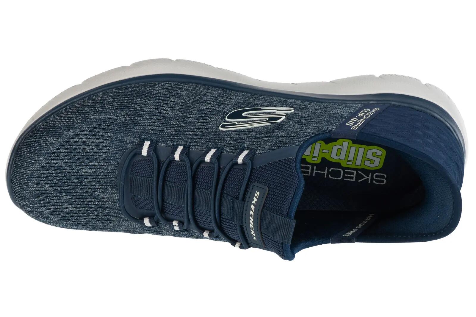 Ténis Skechers Slip-Ins Azul Marinho Conforto 3/5