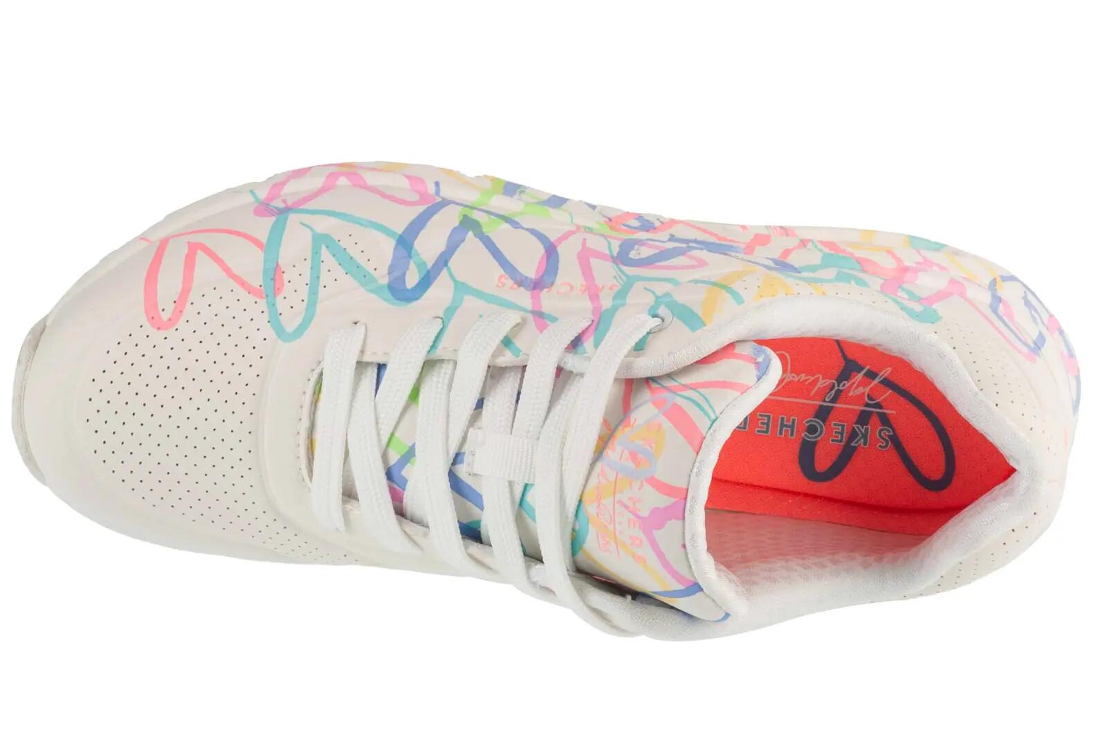 Dames UNO SPREAD THE LOVE Sneaker Wit / Veelkleurig 3/5