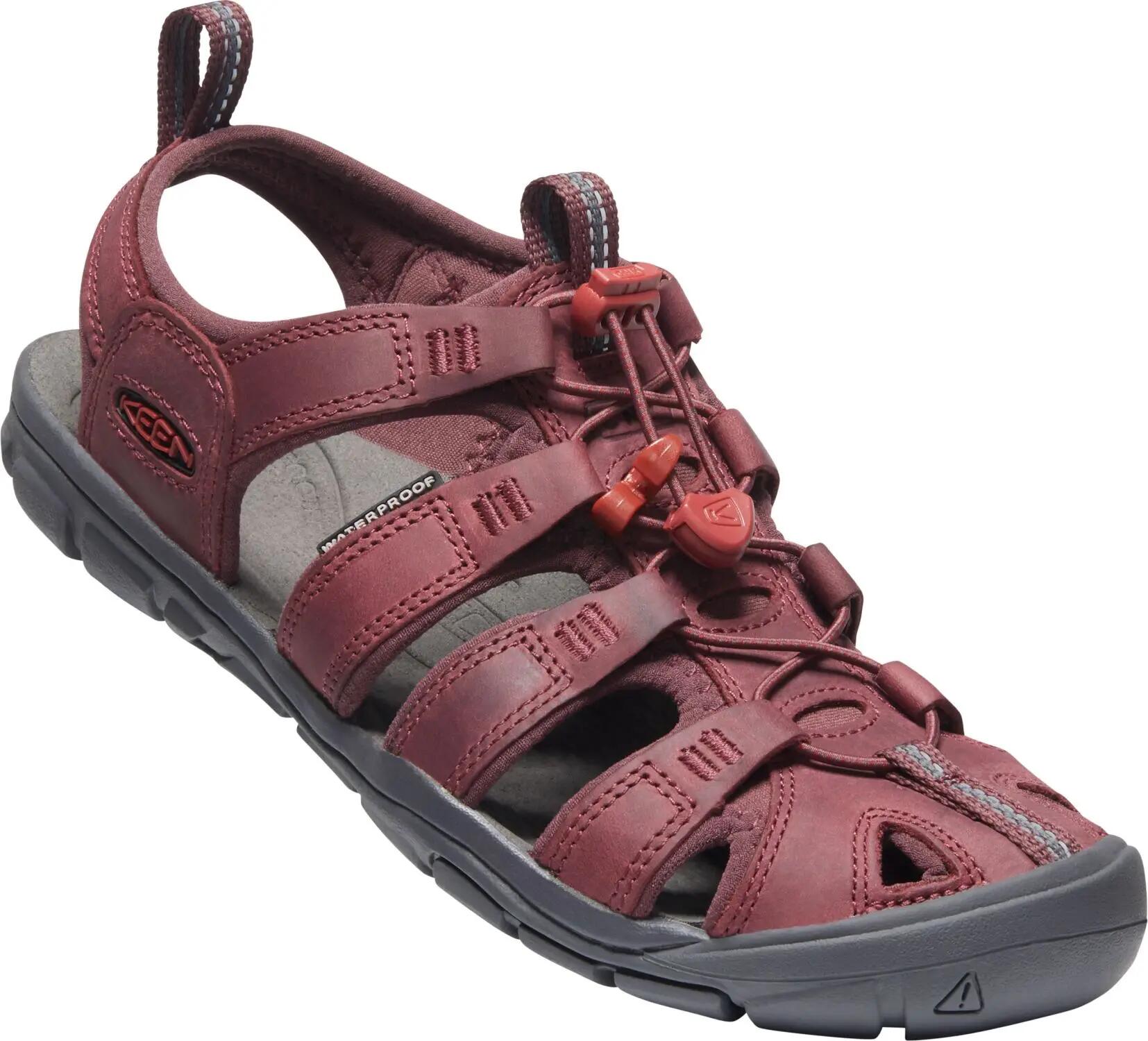 Donna CLEARWATER CNX LEATHER W Sandalo Bordeaux/Dalia rossa 3/5
