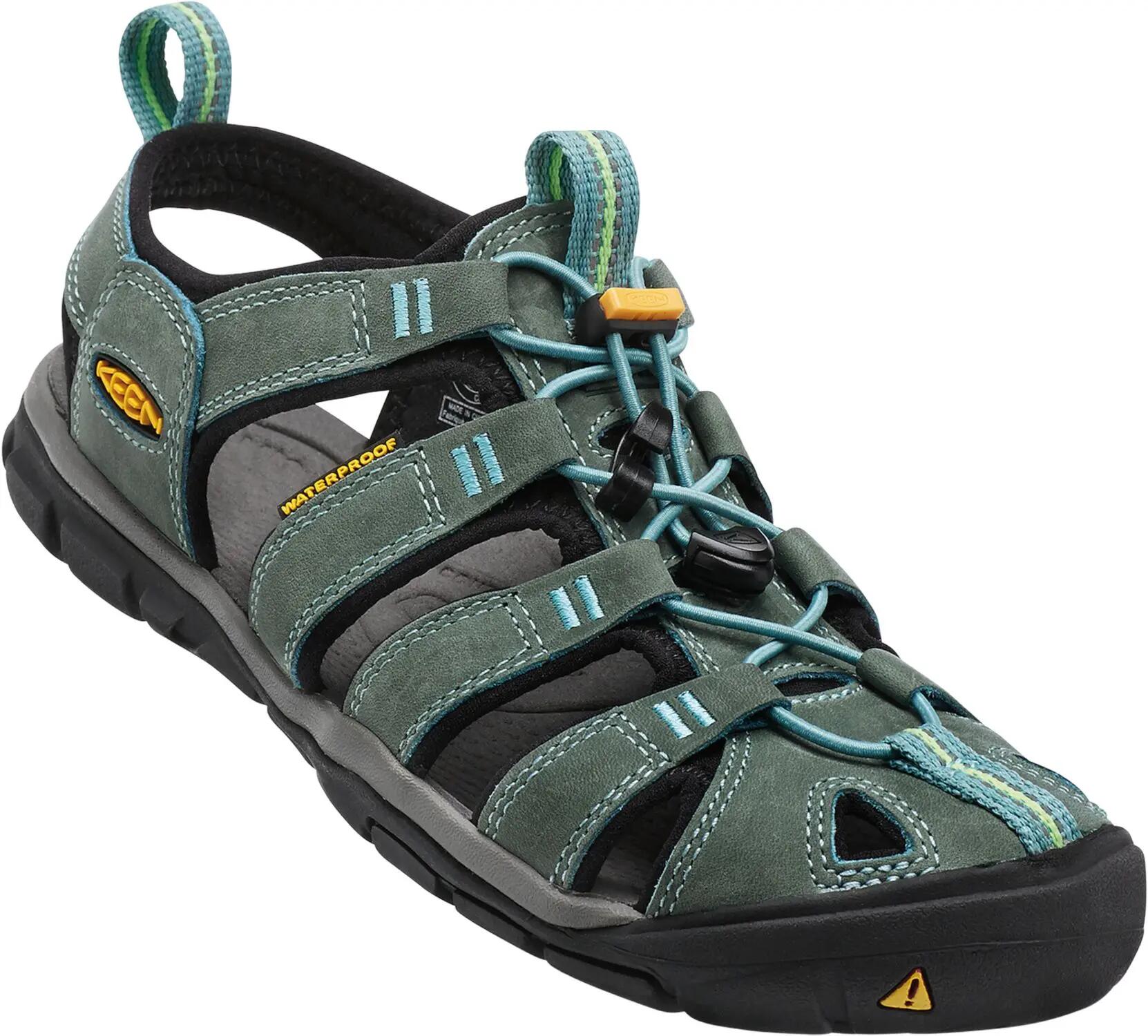 Donna CLEARWATER CNX LEATHER W Sandalo Blu minerale/Giallo 3/5