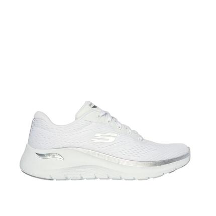Femme ARCH FIT 2.0 GLOW THE DISTANCE Slip-On Blanc / Silber
