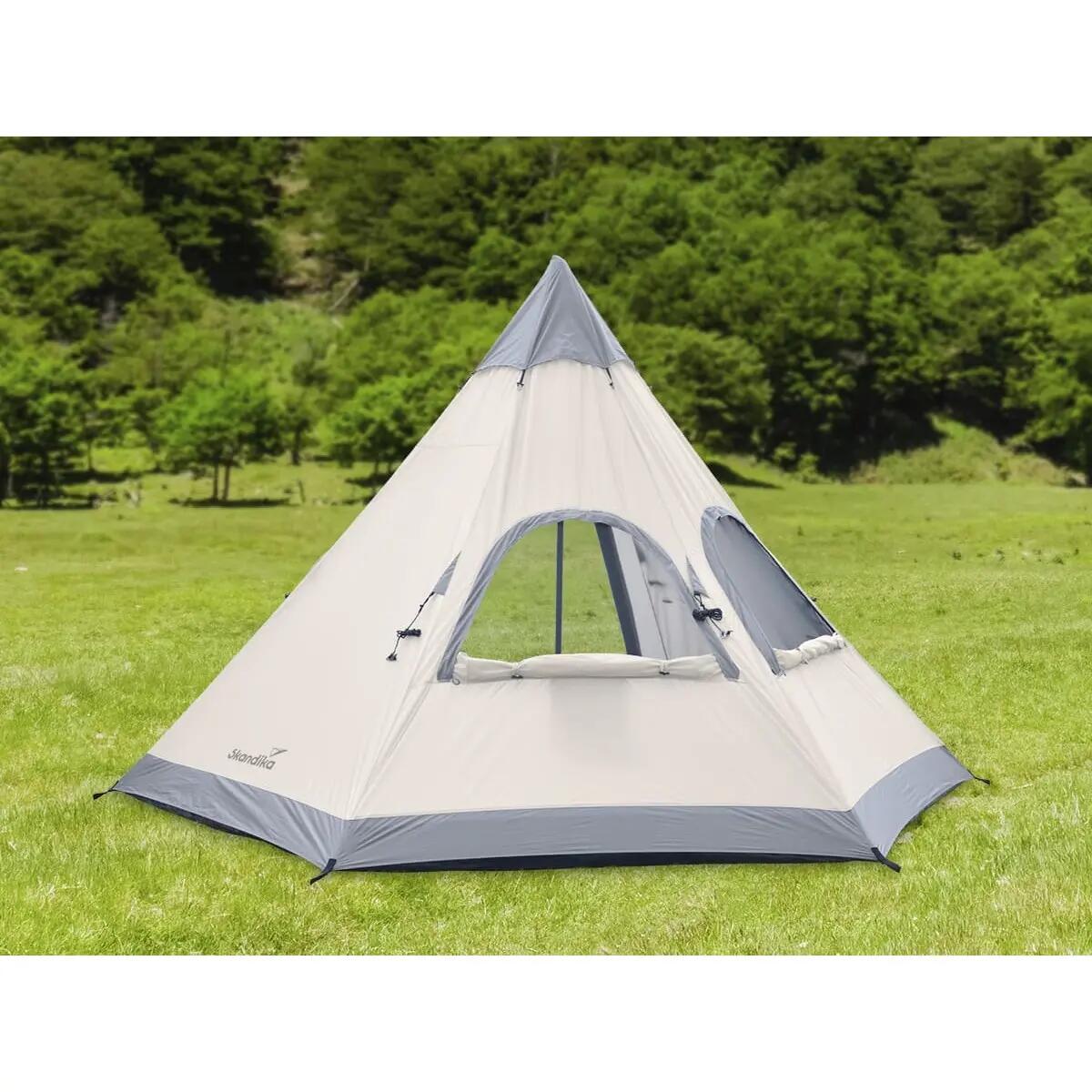 Tenda da campeggio indiana - Tipi Hetta 335 Protect - 4 persone - altezza 2 m 3/9