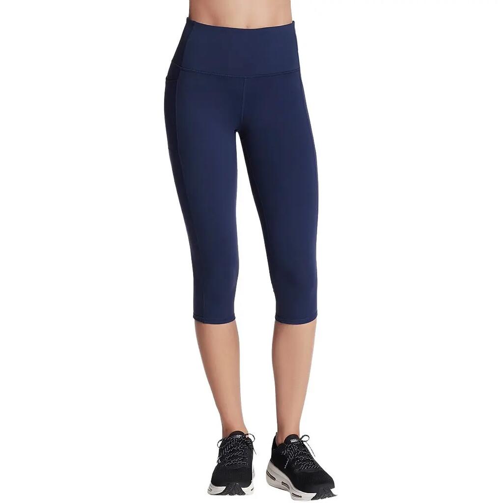 Tights Skechers GO WALK High Waisted Capri, Blue, Women