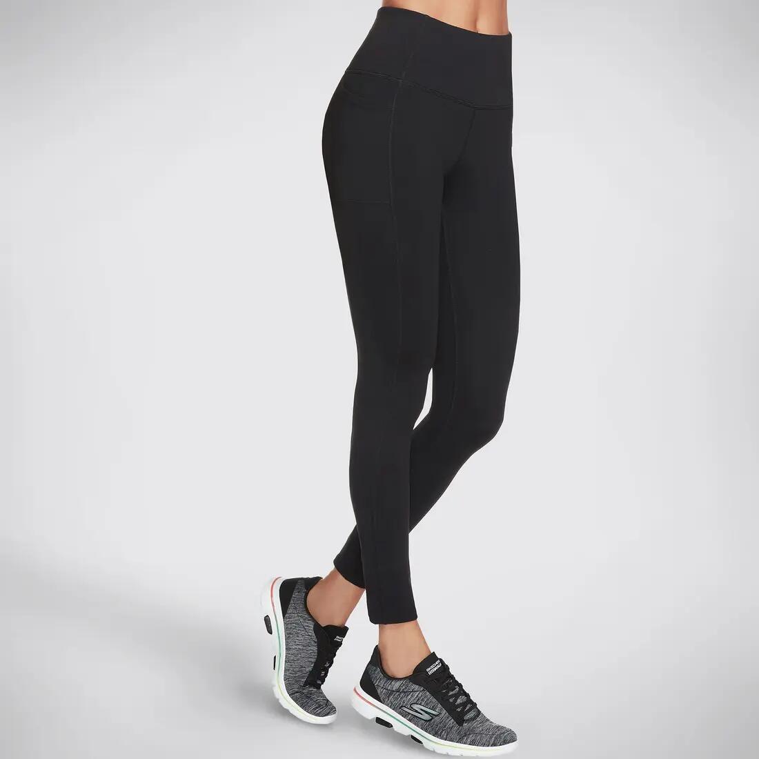 SkechersApparel GO WALK HW Legging Damen Leggings W03LG30B 017 BLK schwarz 3/5