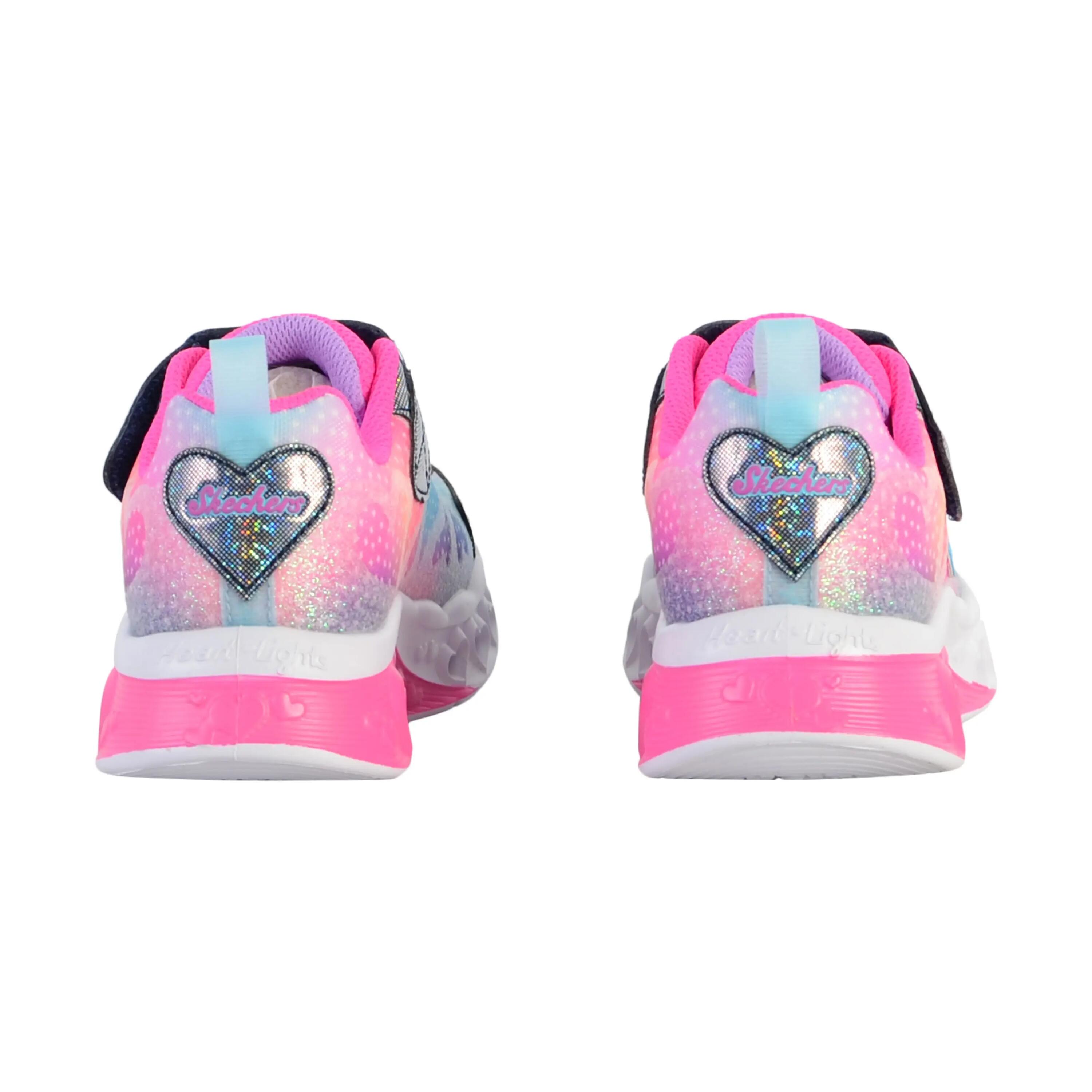 Sneakers Bambina FLUTTER HEART LIGHTS SIMPLY LOVE Blu marino / Multicolore 4/5