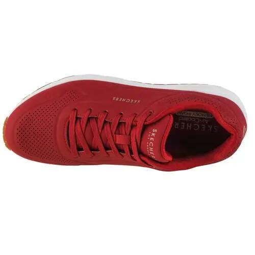 SKECHERS Hombre UNO STAND ON AIR Sneakers Rojo oscuro 3/5