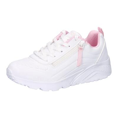 Sportschoenen skechers uno lite - easy zip, wit, kinderen