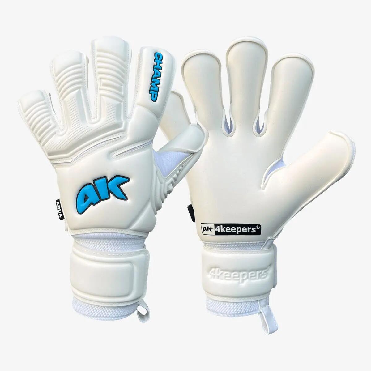 Rękawice bramkarskie dla dorosłych 4keepers CHAMP AQUA VII RF2G 12/12