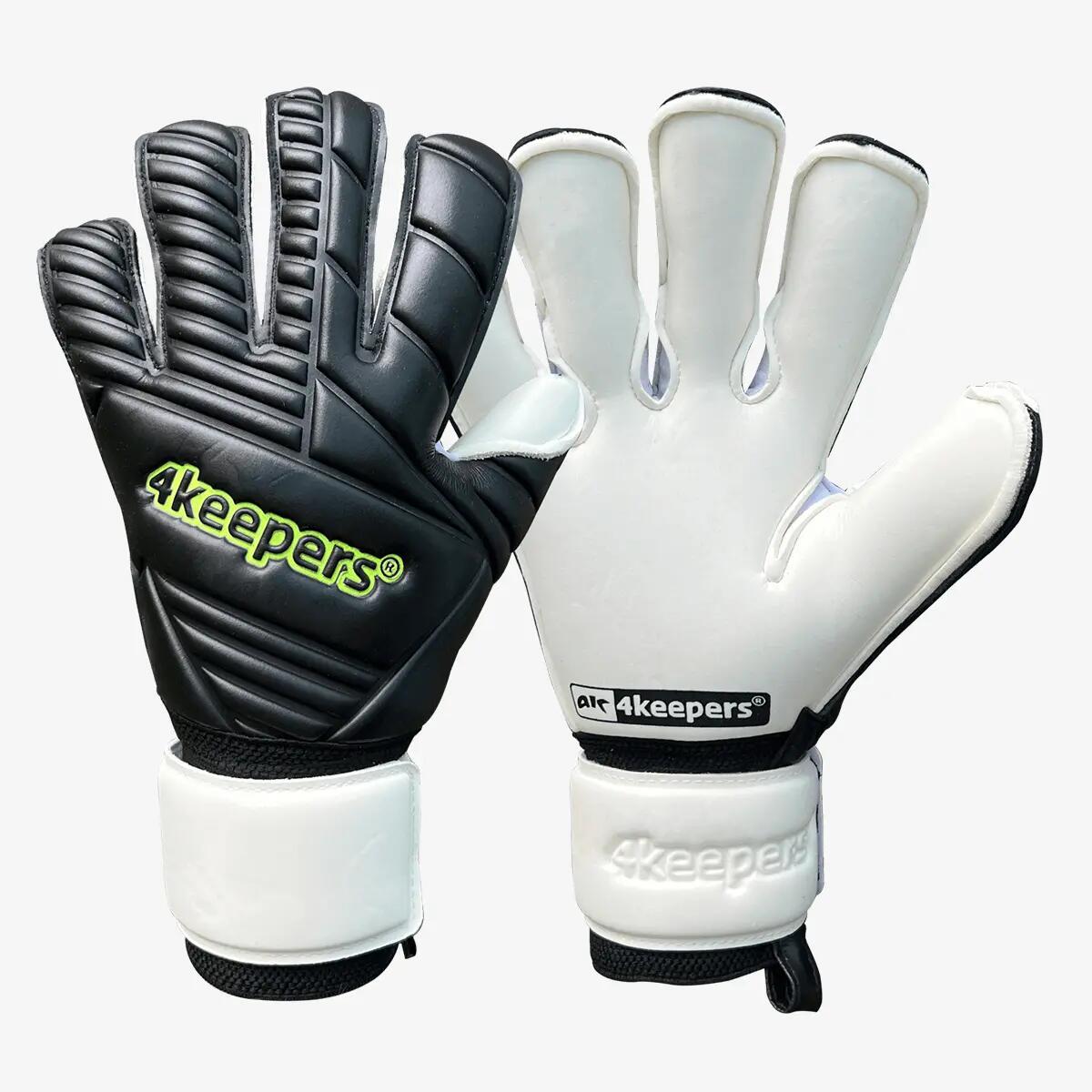 Rękawice bramkarskie dla dorosłych 4keepers RETRO 42 BLACK RF2G 10/10