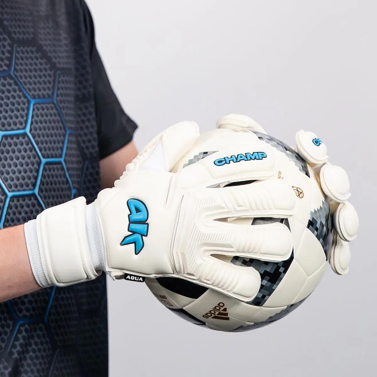 Rękawice bramkarskie dla dorosłych 4keepers CHAMP AQUA VII RF2G 11/12