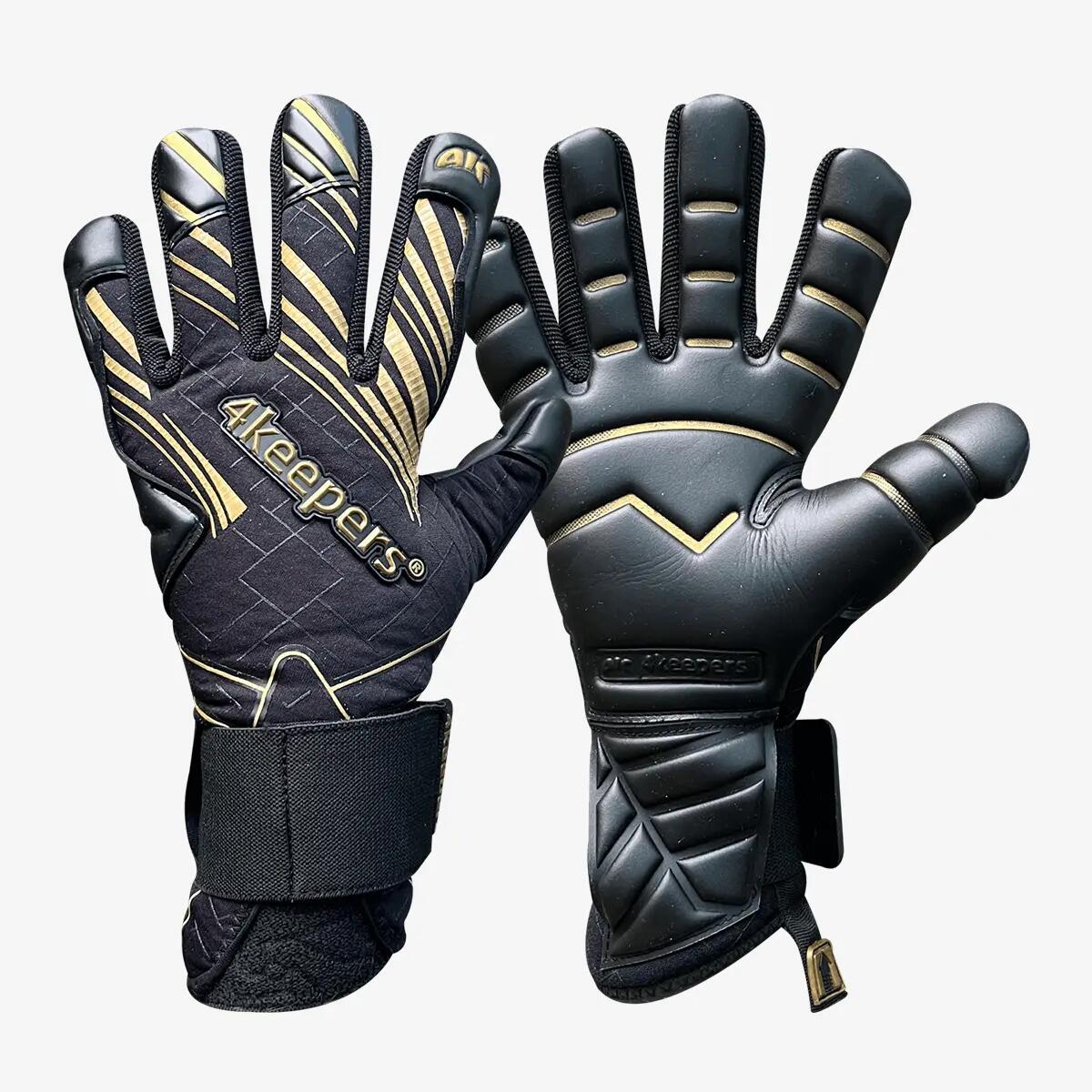 Rękawice bramkarskie dla dorosłych 4keepers SOFT ONYX NC 10/10