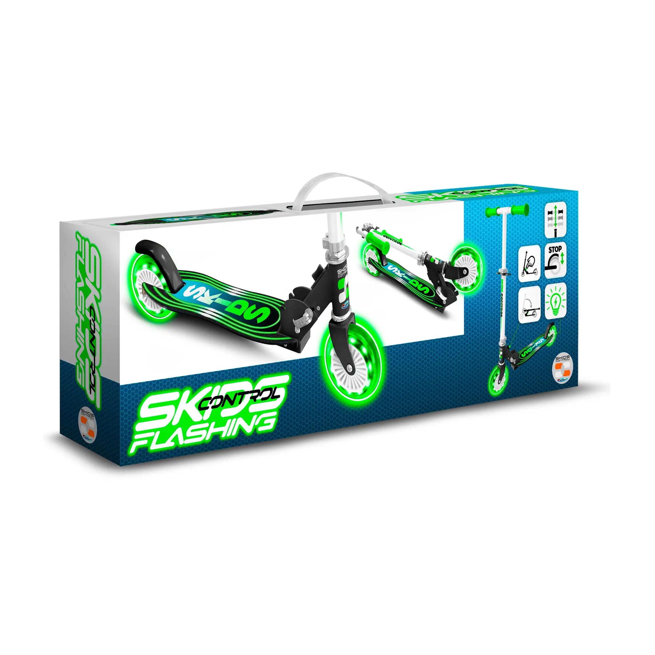 Kinderroller mit LED-Rädern Skids Control  Schwarz 3/3
