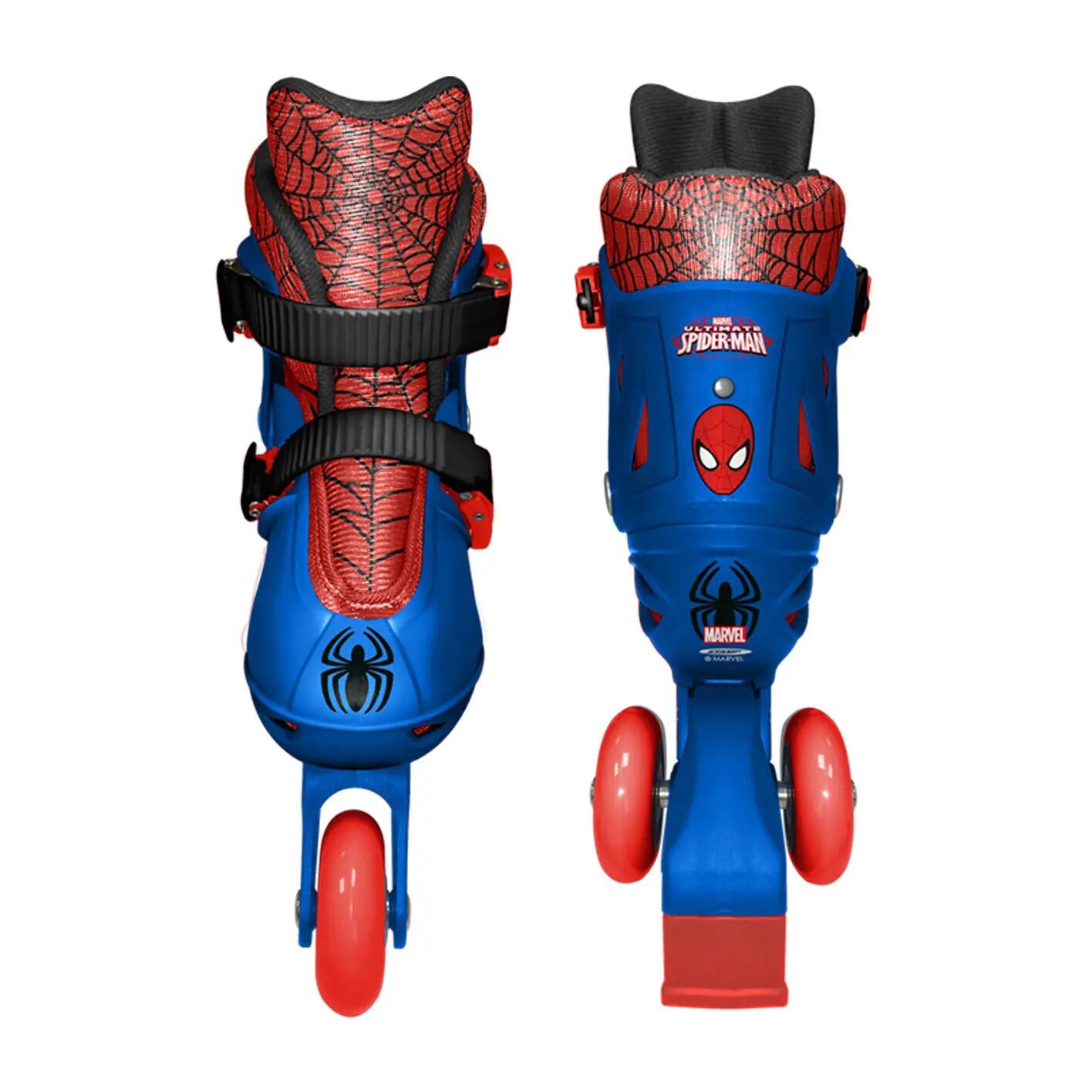 Kinder-Skates mit 3 Rollen Spider-Man EU 27-30 Blau 2/4