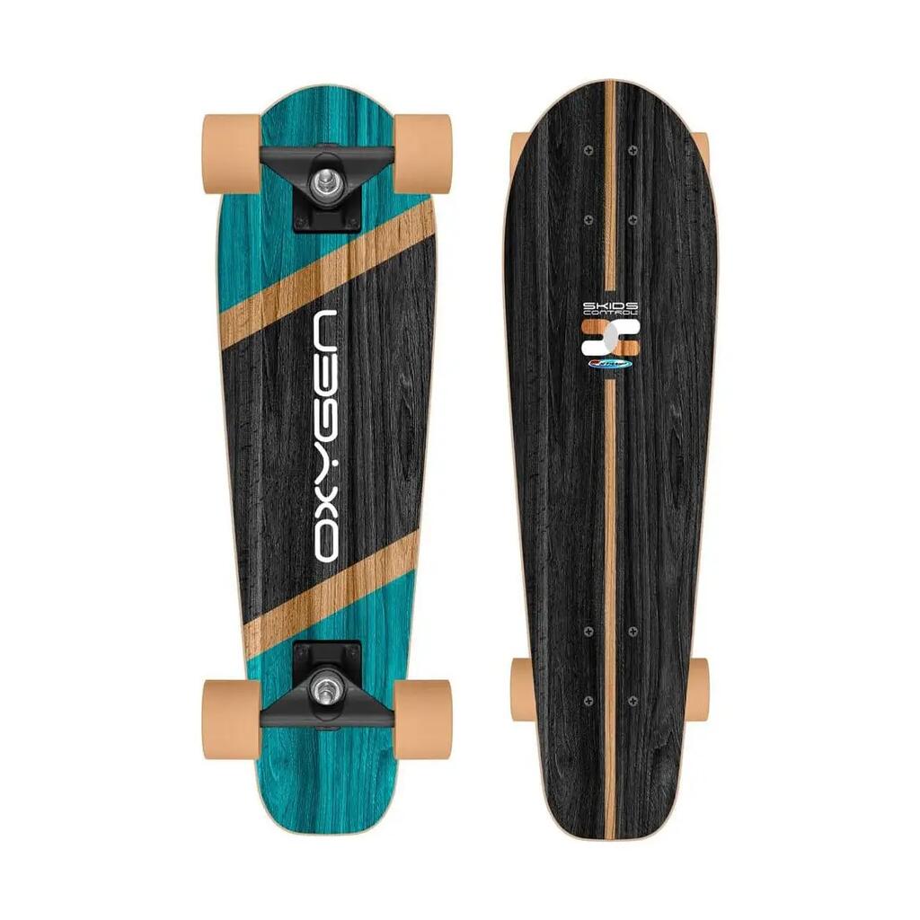 Kids' Skateboard 27" Skids Control Oxygen Black