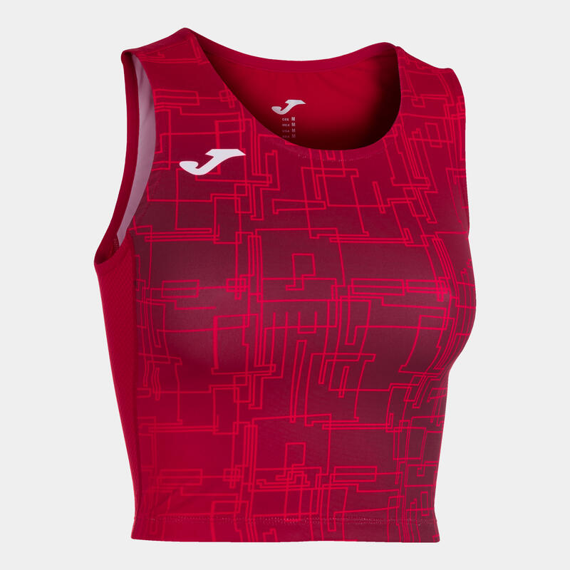 Top Running Mujer Joma Elite VIII Rojo