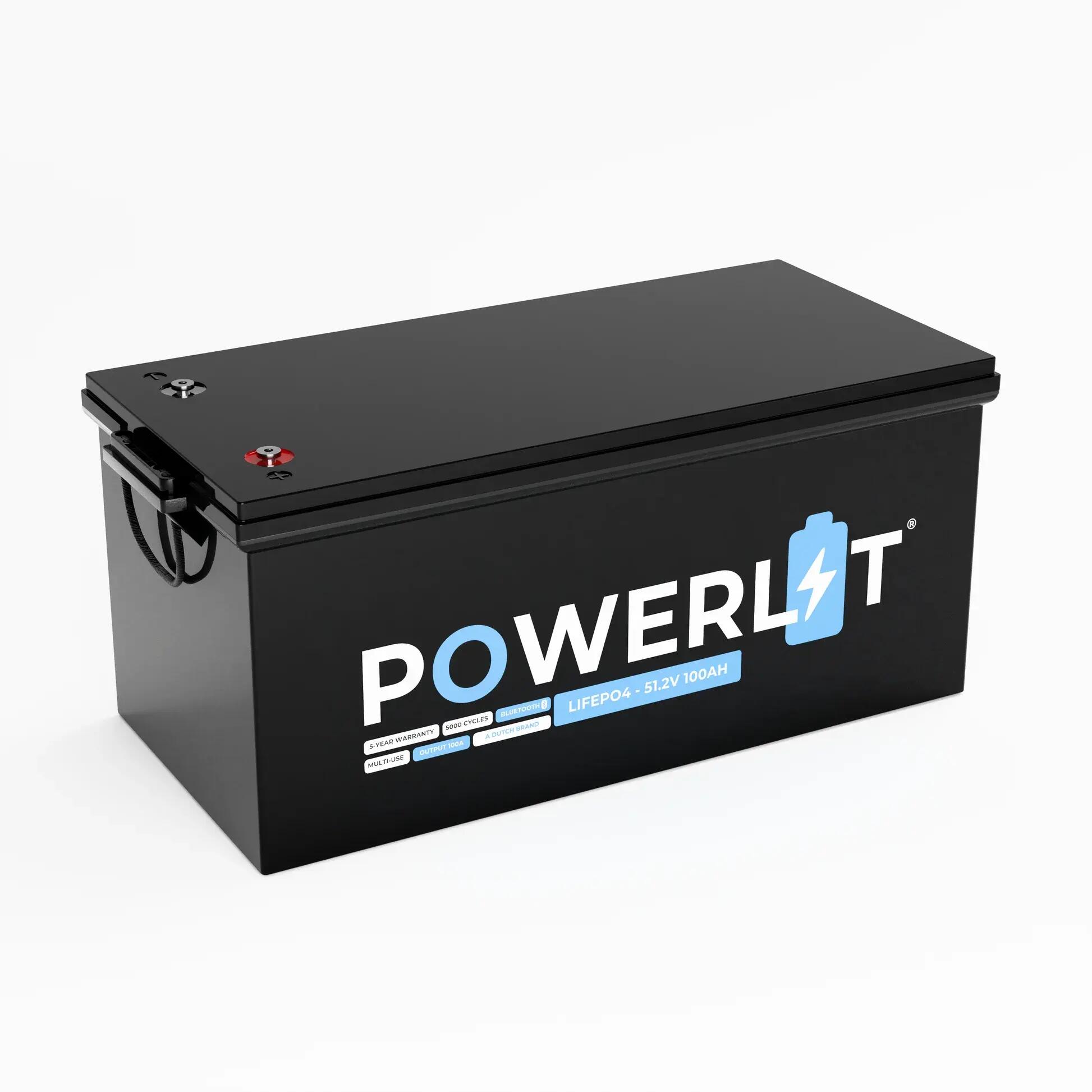 Powerlit PWL48100B – Batteria LiFePO4 48V 100Ah con BMS & Bluetooth 2/3