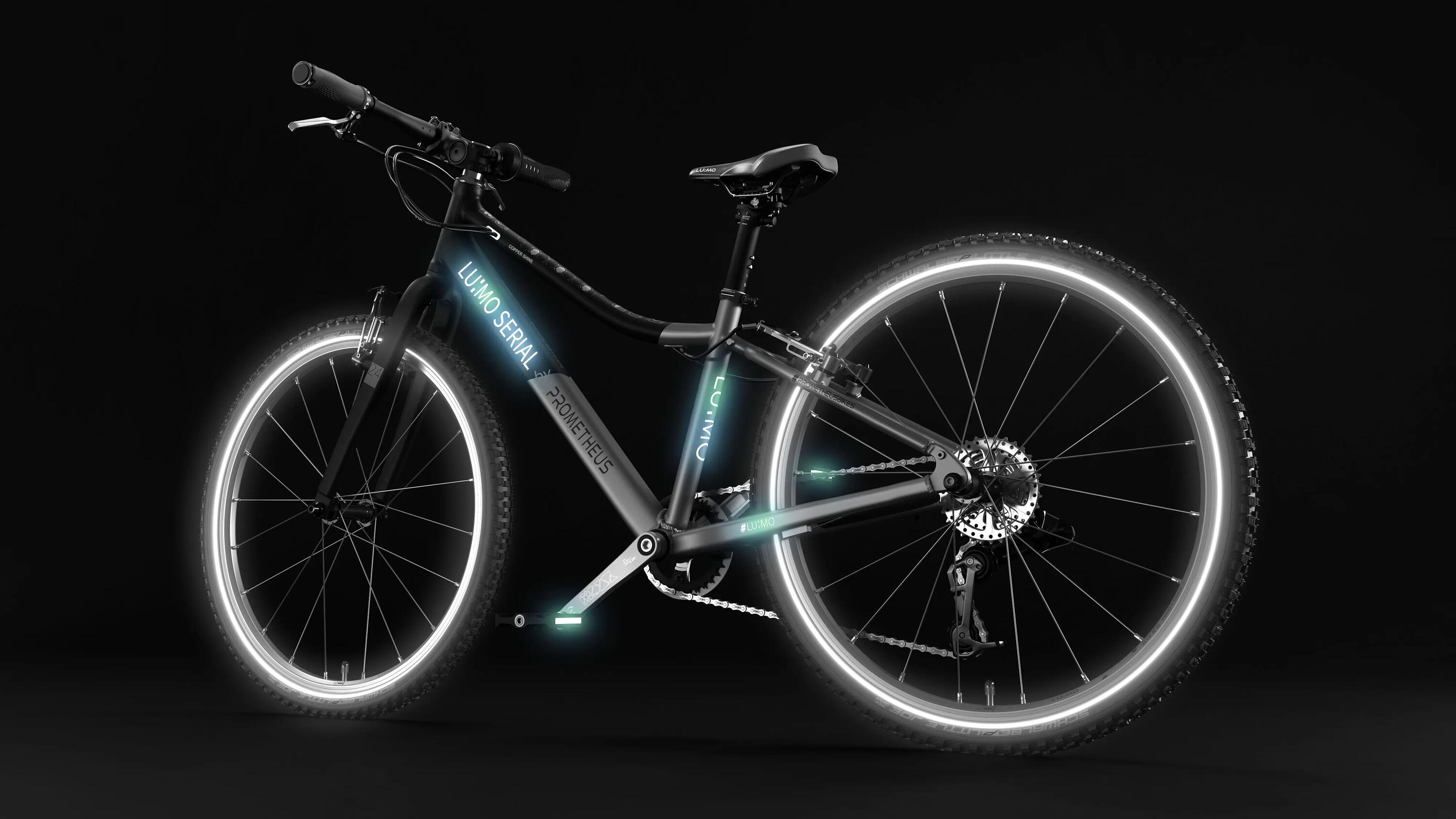Bici 24" da 7 anni LU:MO – luci, CNC, SRAM X4 8 rapporti, 9,6 kg 7/9