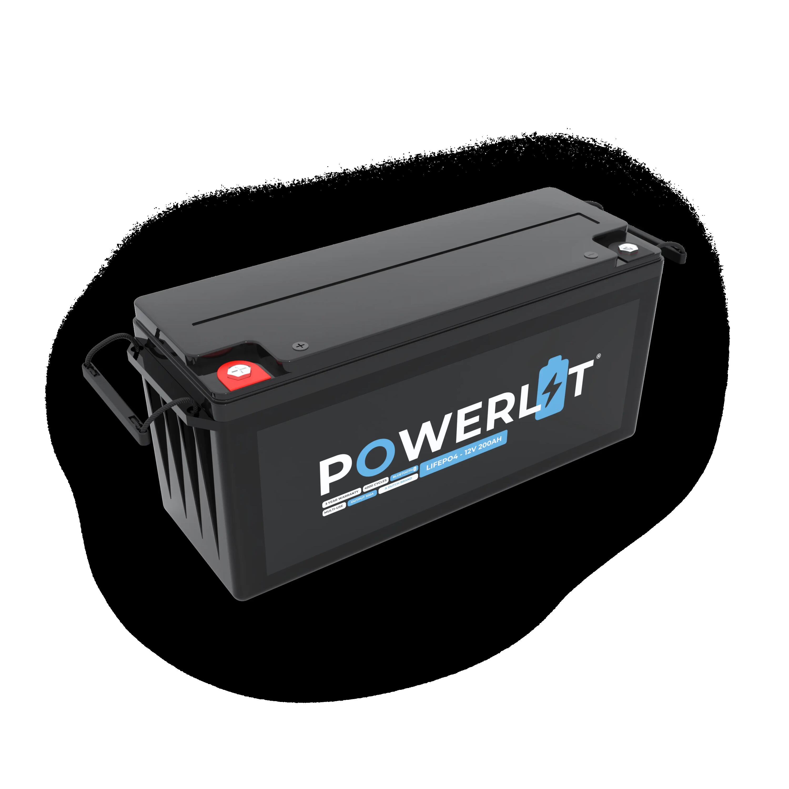 Powerlit PWL12200B – Batteria LiFePO4 12V 200Ah con BMS & Bluetooth 3/4
