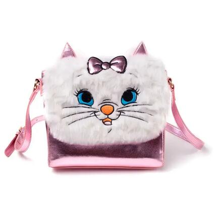 Sac à main Minnie Mouse pour enfant, rose, avec bandoulière ajustable et double