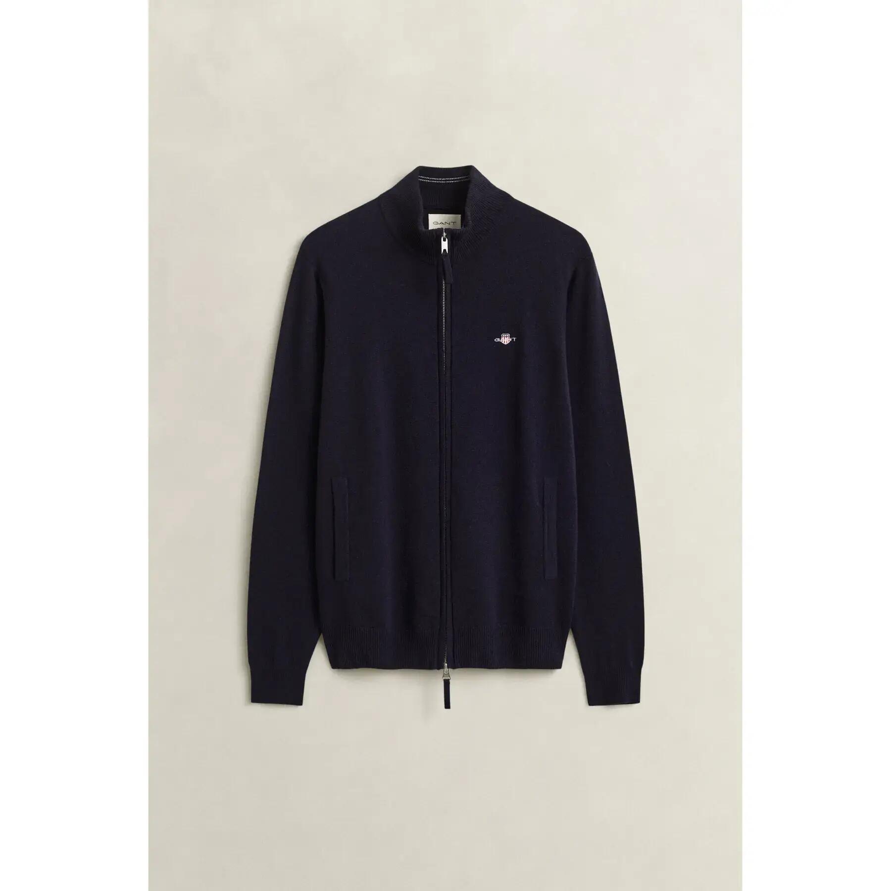 Vest met rits Gant Superfine 2/2