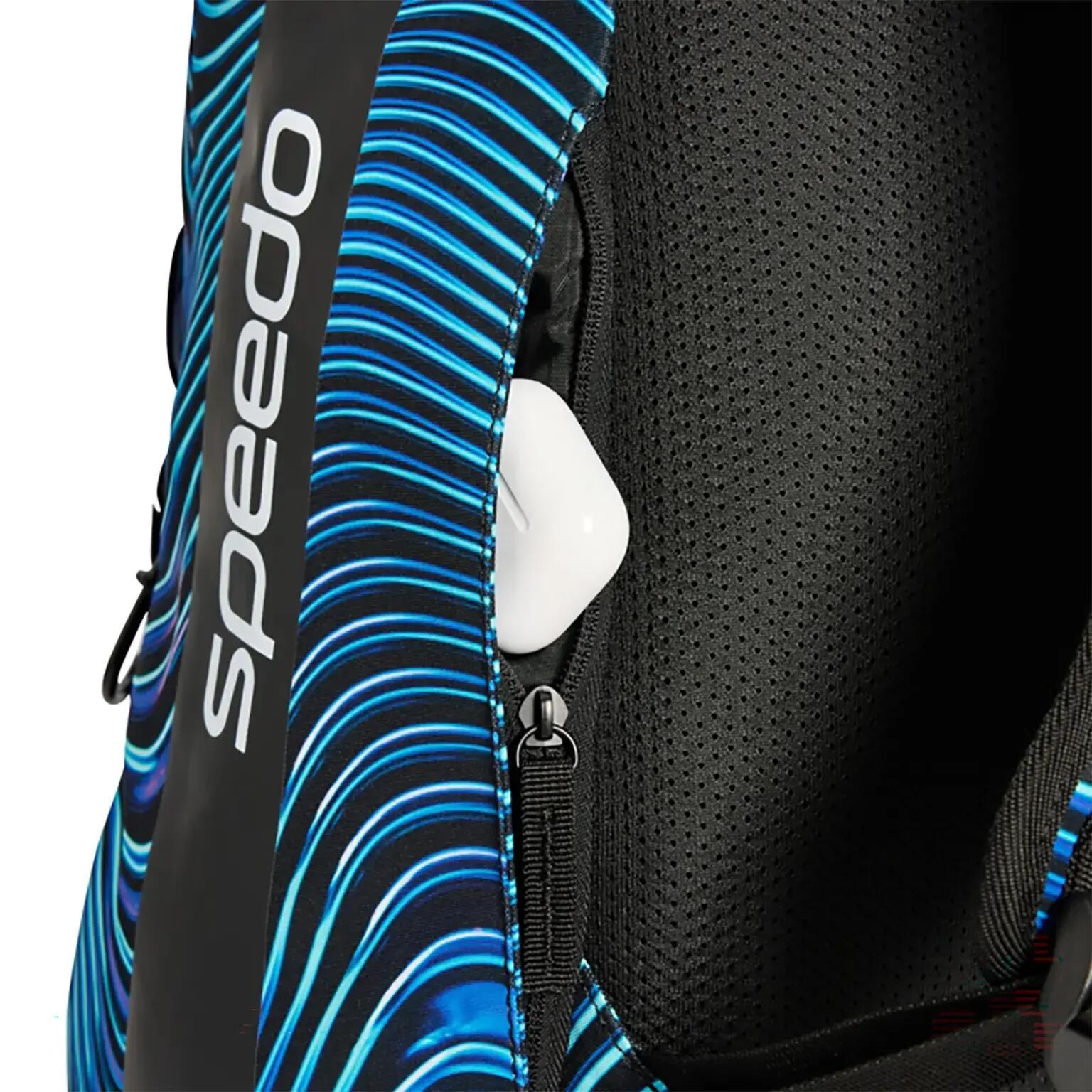 Speedo Team 35L Backpack, Blue Print 6/6