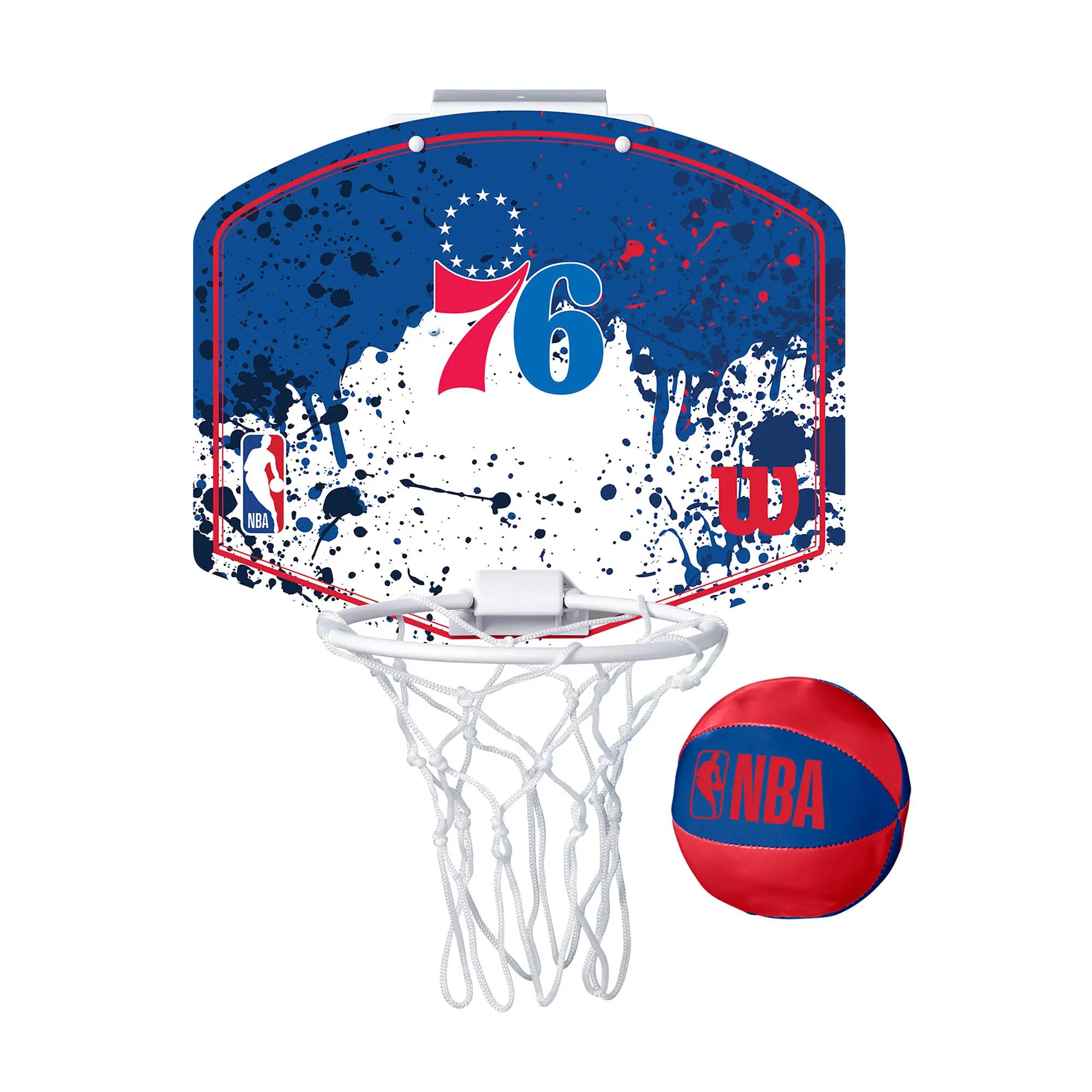 Mini tablica do kosza Wilson NBA Team Mini Hoop Philadelphia 76ers - WTBA1302PHI 2/2