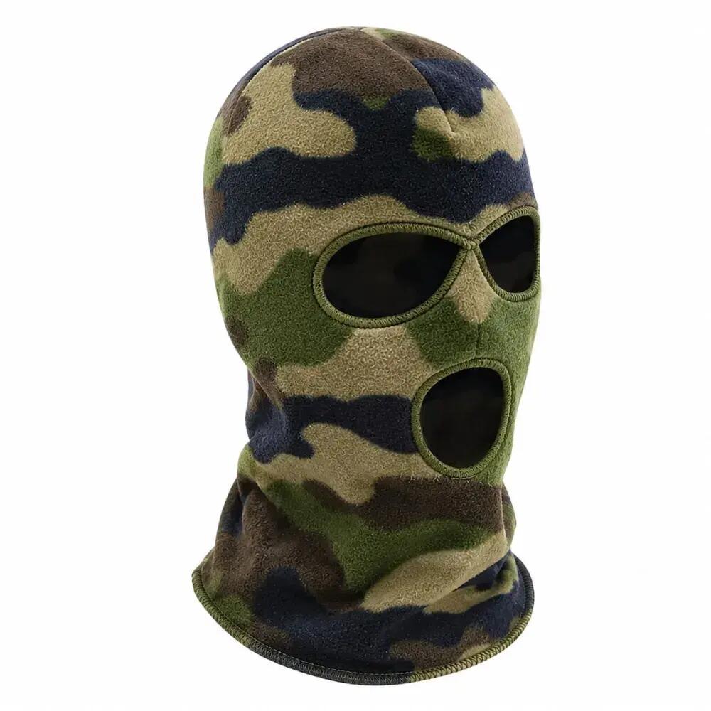 Cagoule confort chaude polyester micro polaire camo CE 4/5