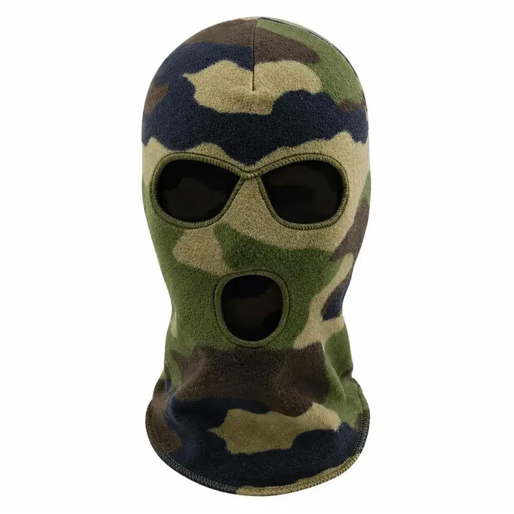 Cagoule confort chaude polyester micro polaire camo CE 3/5