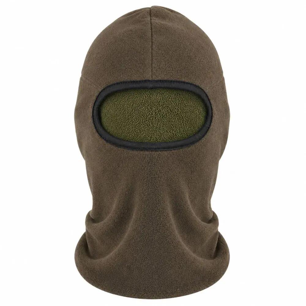 Cagoule confort chaude protection totale doublure polaire verte 3/5