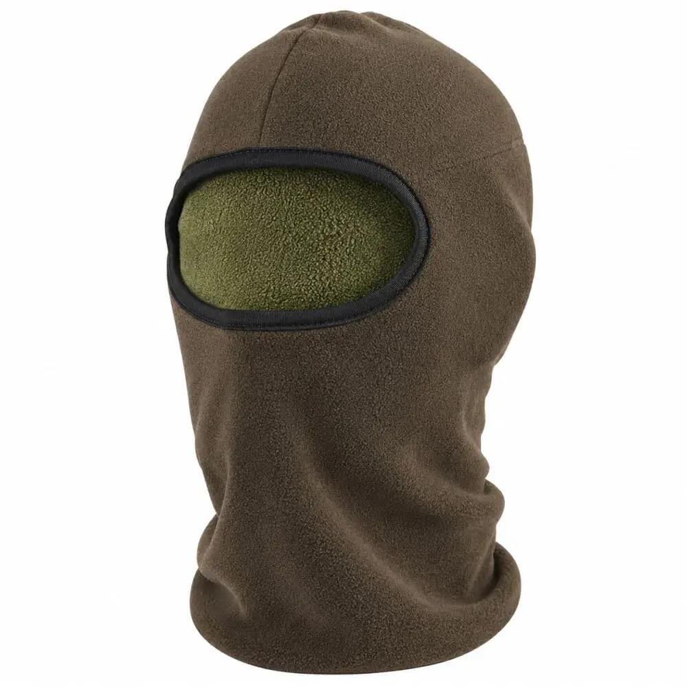Cagoule confort chaude protection totale doublure polaire verte 2/5