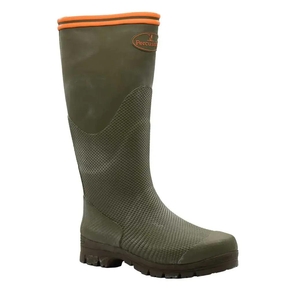 Bottes Percussion Stronger Jersey renforcées caoutchouc kaki 2/5