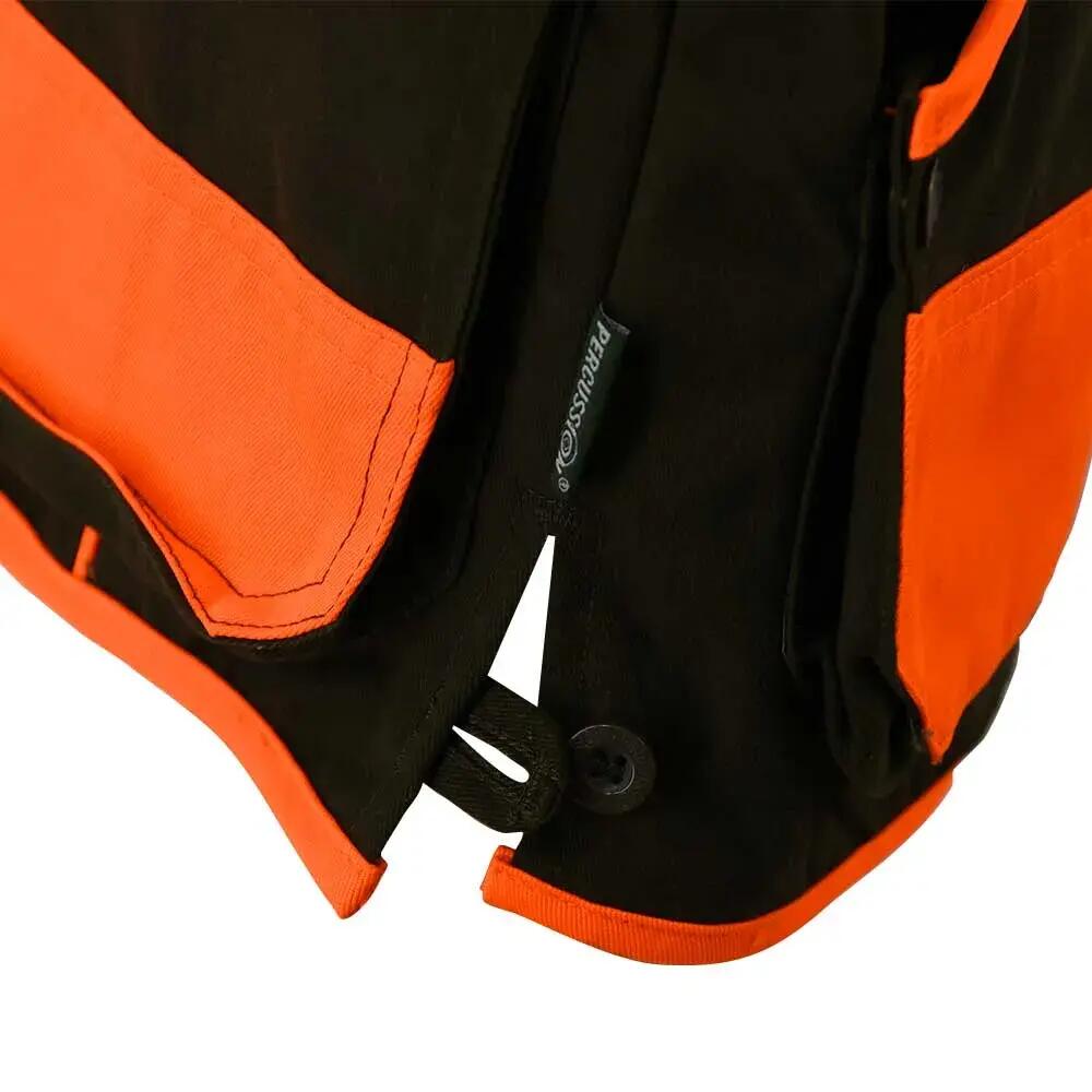 Gilet enfant haute visibilité polyester coton orange 6 à 16 ans 5/5
