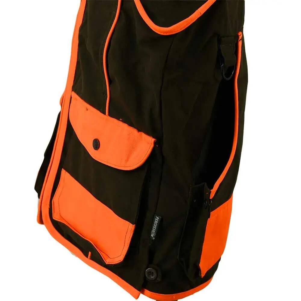 Gilet enfant haute visibilité polyester coton orange 6 à 16 ans 4/5