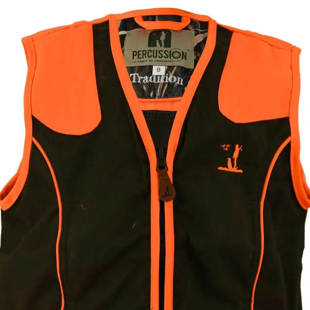 Gilet enfant haute visibilité polyester coton orange 6 à 16 ans 3/5