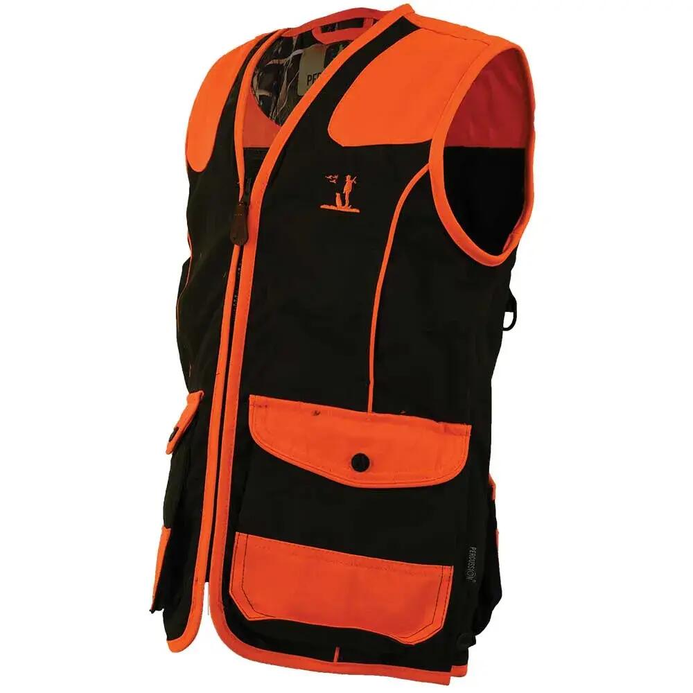 Gilet enfant haute visibilité polyester coton orange 6 à 16 ans 2/5