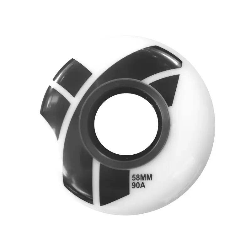 Roues de Roller Trigger Team 58mm/90A Blanc x4 3/3