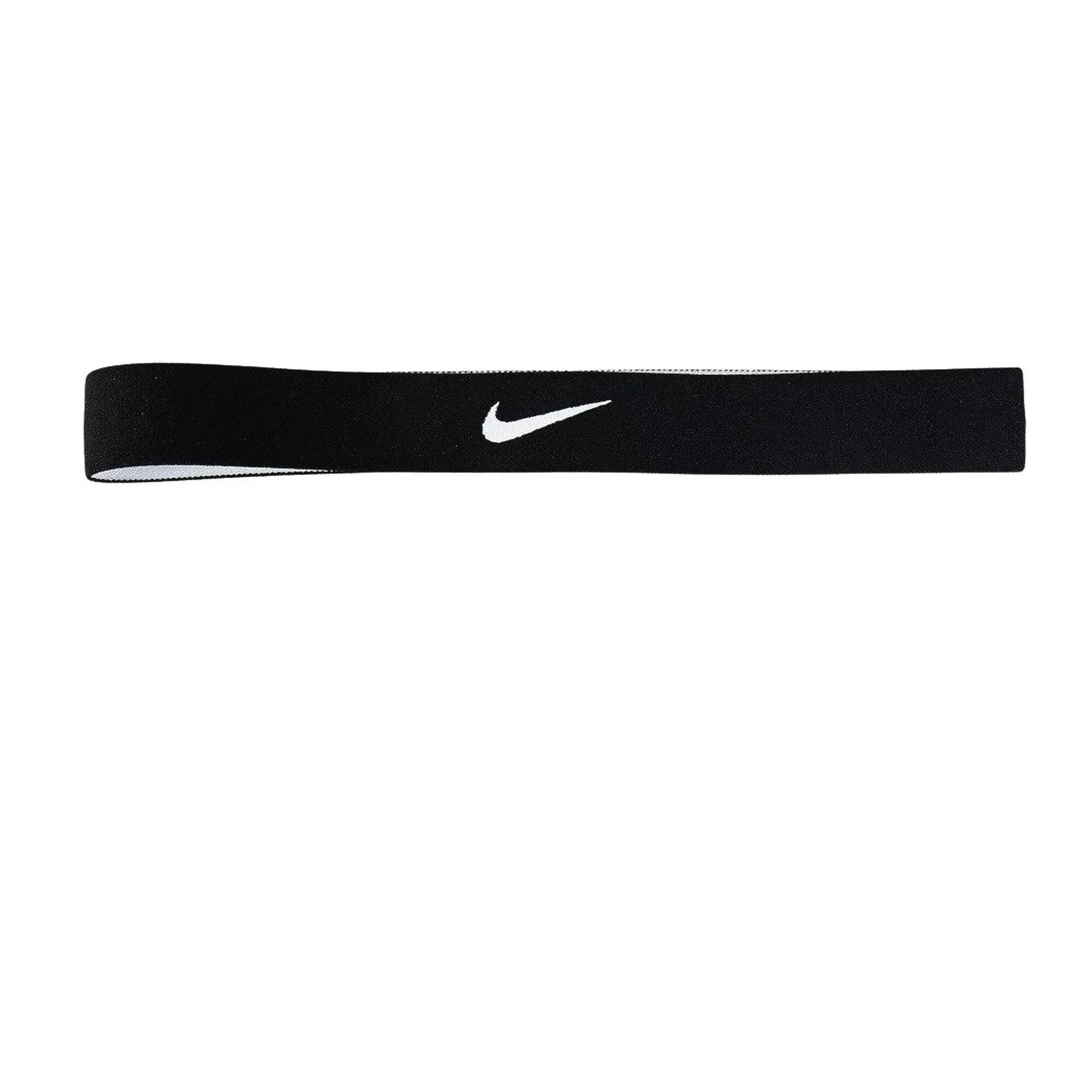 Fascia Per Capelli Fascia Larga Misura Confezione 3 Nike Classic Bianco Nero 3/4