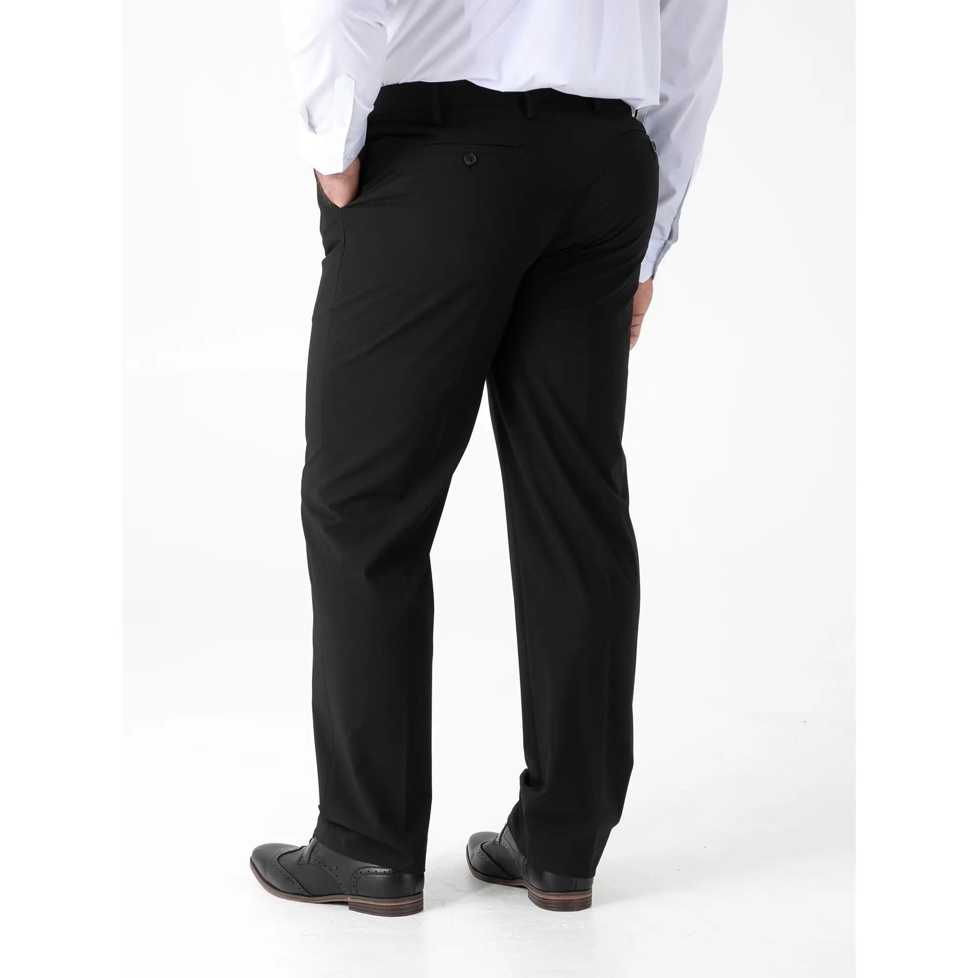 Pantalone Elasticizzato A 4 Vie Classico Uomo Duke D555 Ted Nero 4/6