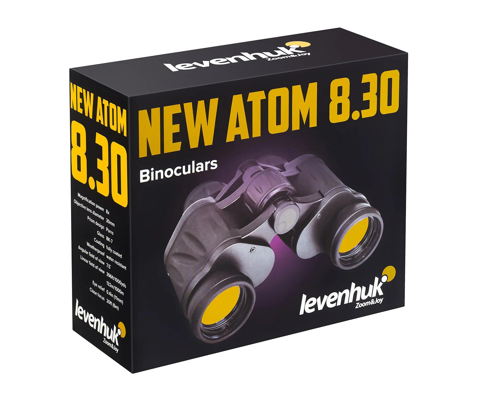 Prismáticos Levenhuk New Atom 8x30 11/11